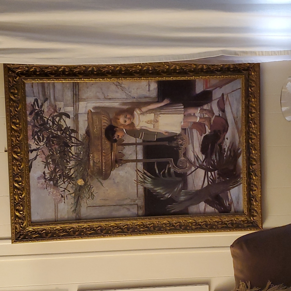 Oil on canvas painting